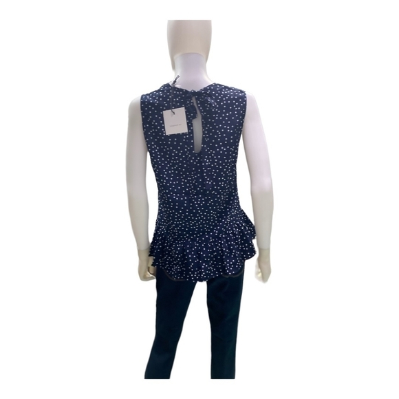 𝅺Cooper St. Polka-dot Peplum Top. - Picture 3 of 5